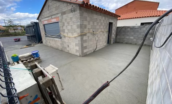Construction Pizzéria à Saint Jean Pla De Corts, Le Boulou, Salomon CONSTRUCTION