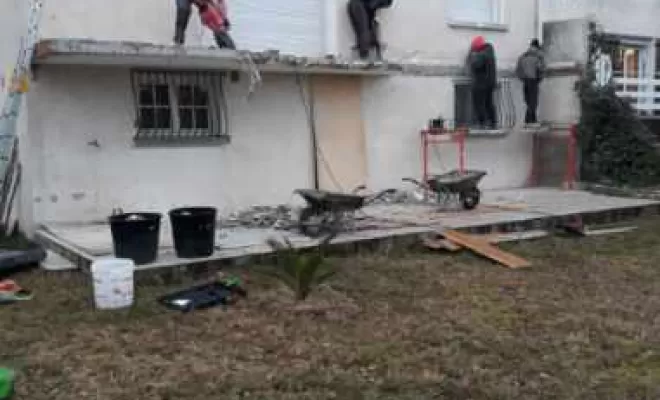 Démolition balcon