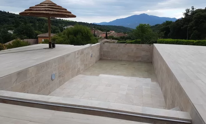 Construction Piscine à VIVES, Le Boulou, Salomon CONSTRUCTION