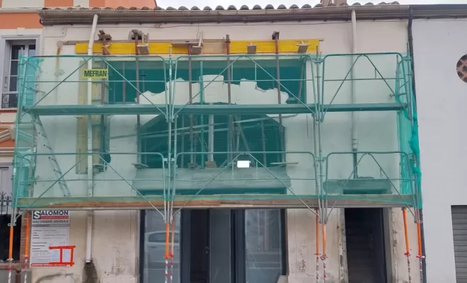 Rénovation Façade, Le Boulou, Salomon CONSTRUCTION