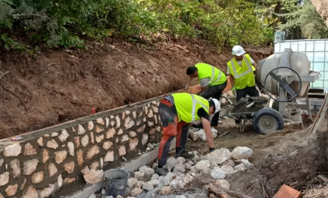 Mur en pierre, Le Boulou, Salomon CONSTRUCTION