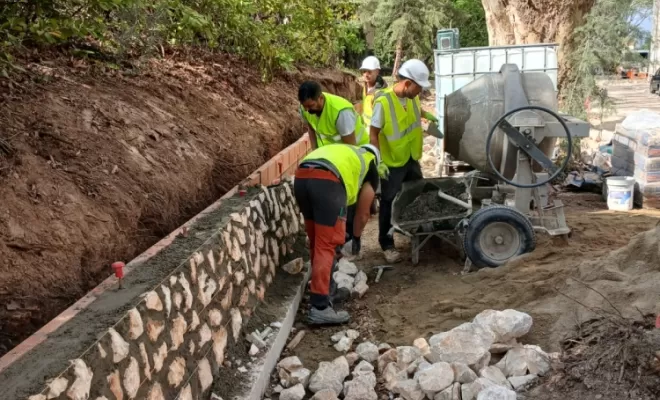 Mur en pierre, Le Boulou, Salomon CONSTRUCTION