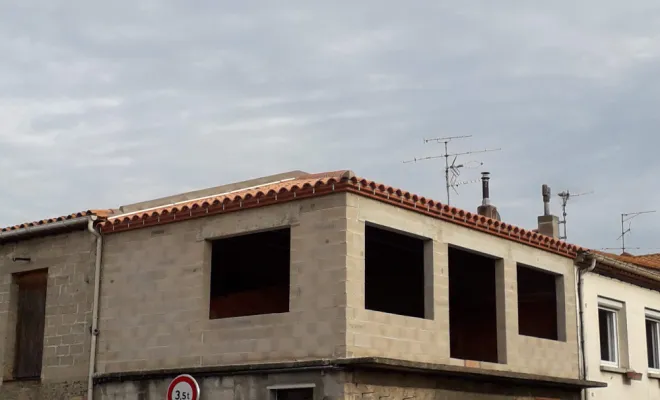Construction d'un étage sur un bâtiment existant., Le Boulou, Salomon CONSTRUCTION