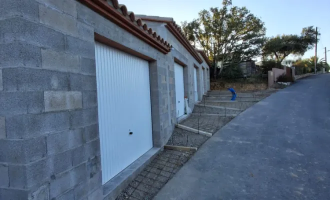 Construction d'un bâtiment pour garages à Vivès, Le Boulou, Salomon CONSTRUCTION
