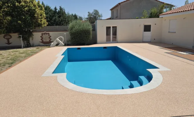 Réfection Piscine, création terrasse, Le Boulou, Salomon CONSTRUCTION
