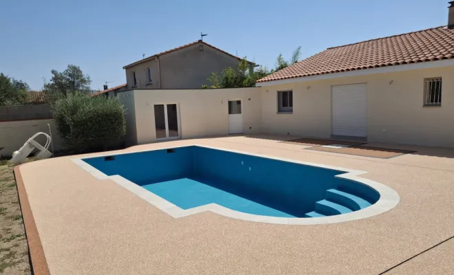 Réfection Piscine, création terrasse, Le Boulou, Salomon CONSTRUCTION