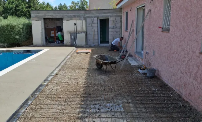 Réfection Piscine, création terrasse, Le Boulou, Salomon CONSTRUCTION