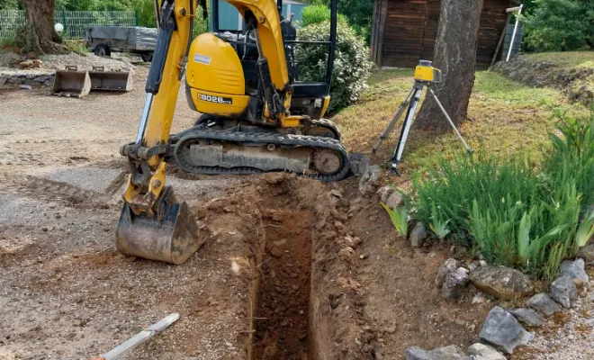 Démarrage du terrassement