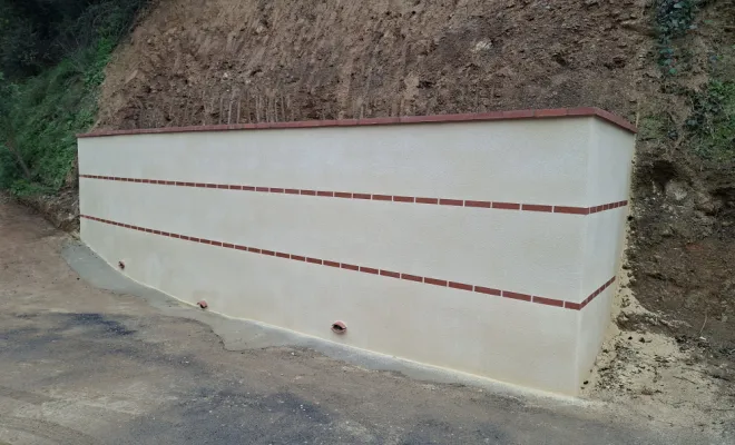 Mur de soutènement., Le Boulou, Salomon CONSTRUCTION