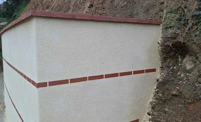 Mur de soutènement., Le Boulou, Salomon CONSTRUCTION