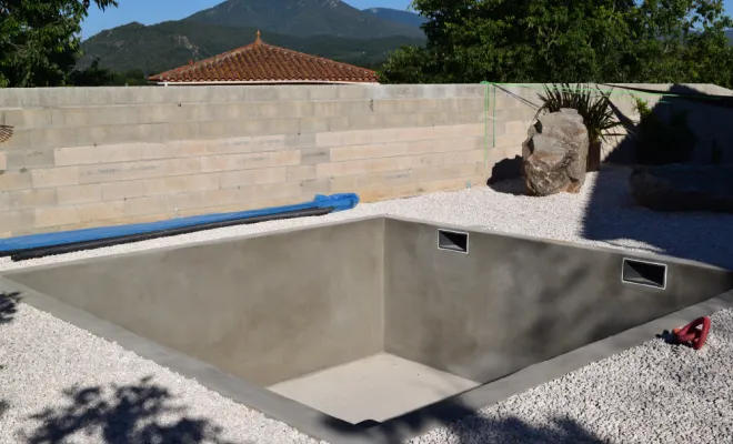 Construction Piscine à Saint Jean Pla De Corts, Le Boulou, Salomon CONSTRUCTION