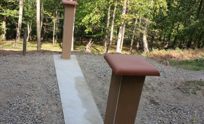 Création de poteaux pour la pose d'un portail, Le Boulou, Salomon CONSTRUCTION